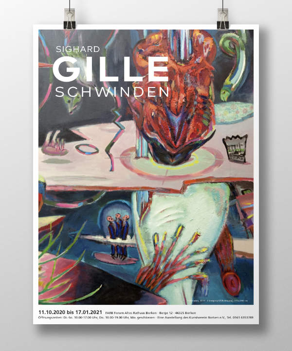 Exhibition Schwinden, Sighard Gille